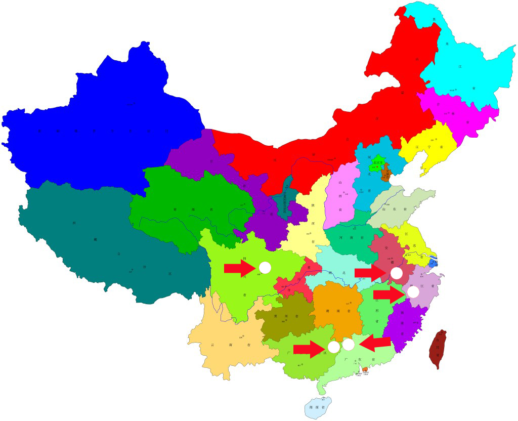 碳酸钙的生产区域有哪些？