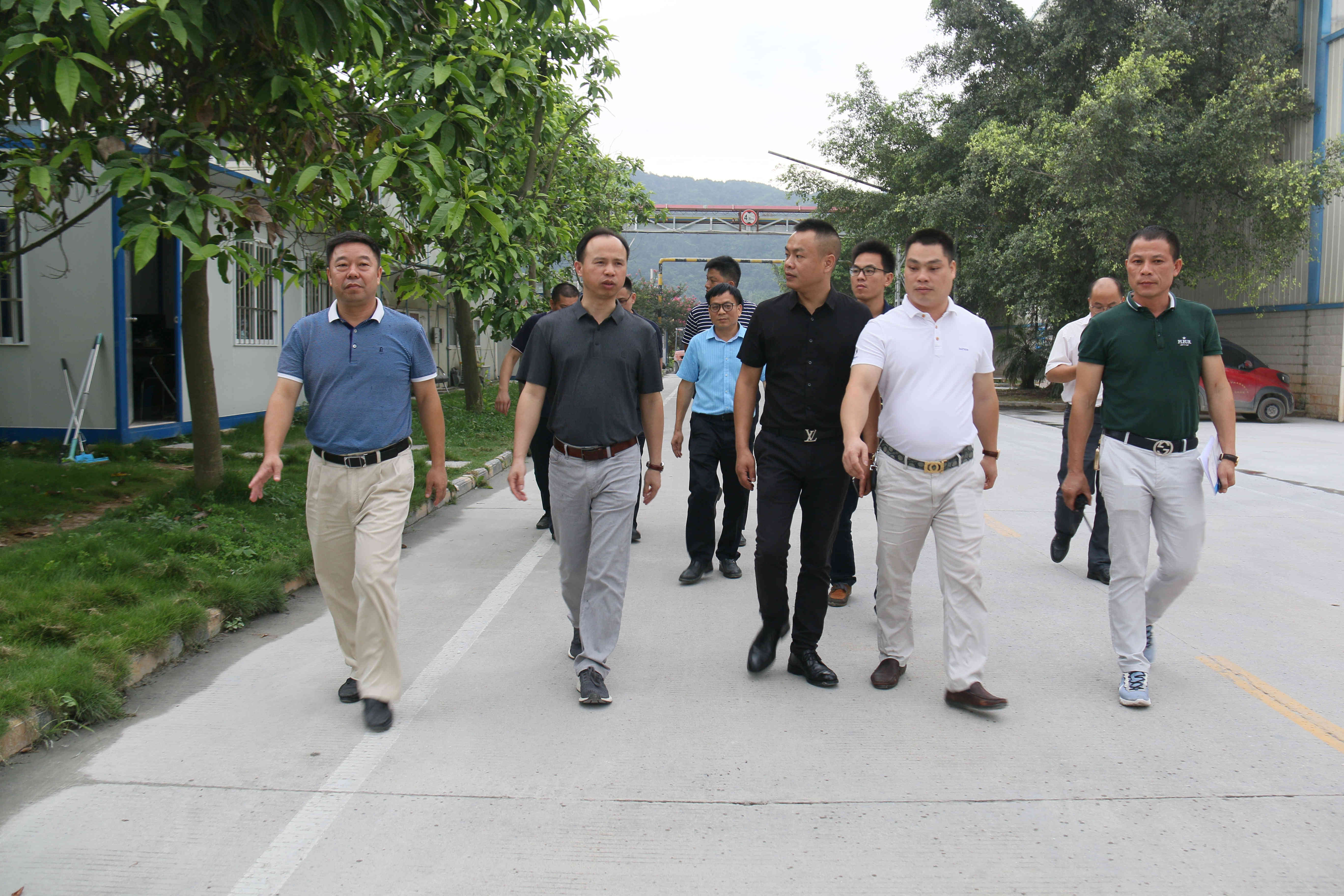 贺州市人民政府副市长刘洪军现场调研旺高工业区多家企业!